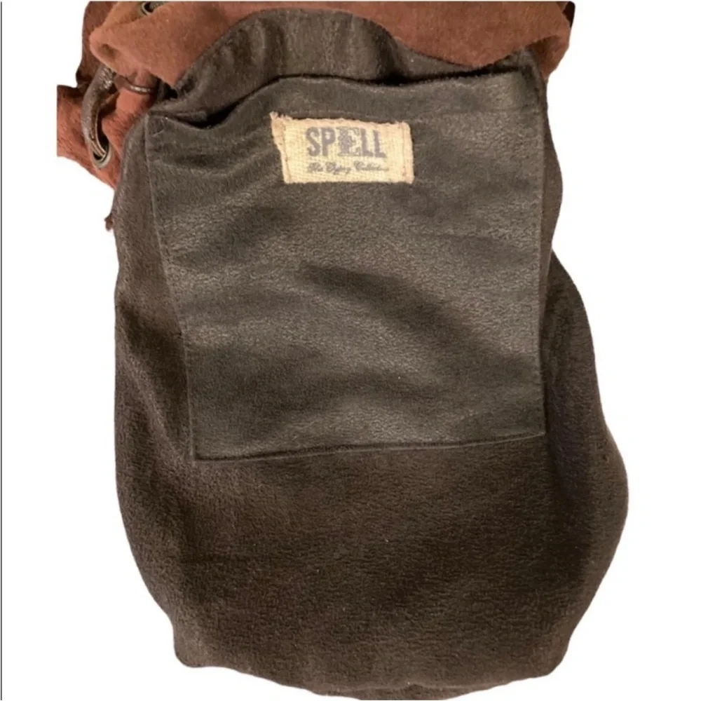 SPELL THE GYPSY COLLECTIVE | Dreamweaver Beaded Leather Fringe Crossbody Satchel - Picture 6 of 7